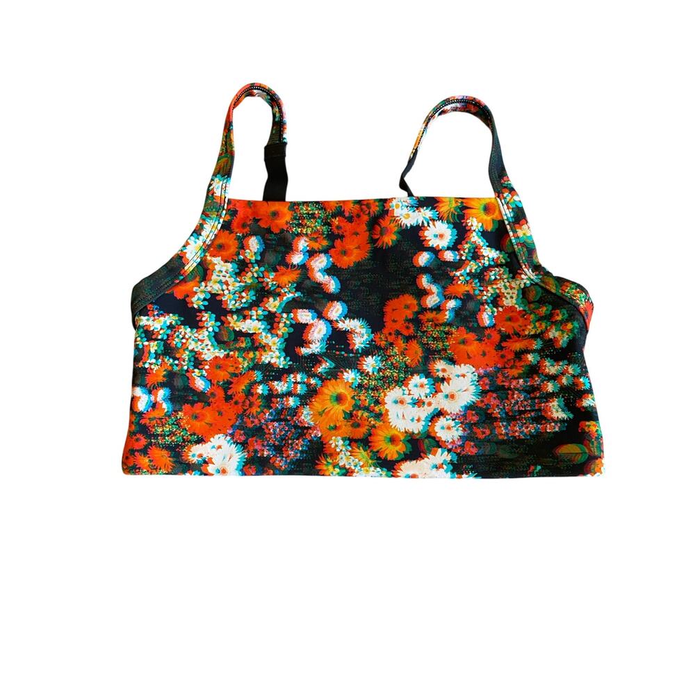 Aerie Offline Floral Adjustable Strap Bra NWT S